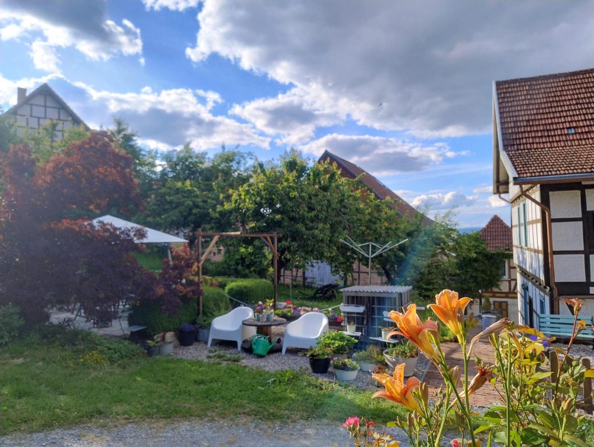 Minicamping Und B&B Apartment Hintergarten Niederorschel Екстер'єр фото